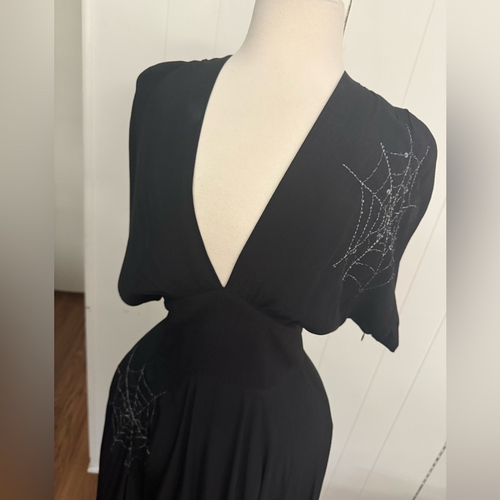 Trashy Diva Clothing Charlotte's Web Spiderweb Embroidery Dress